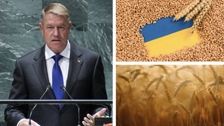 Președintele Klaus Iohannis, declarații despre exportul cerealelor ucrainene