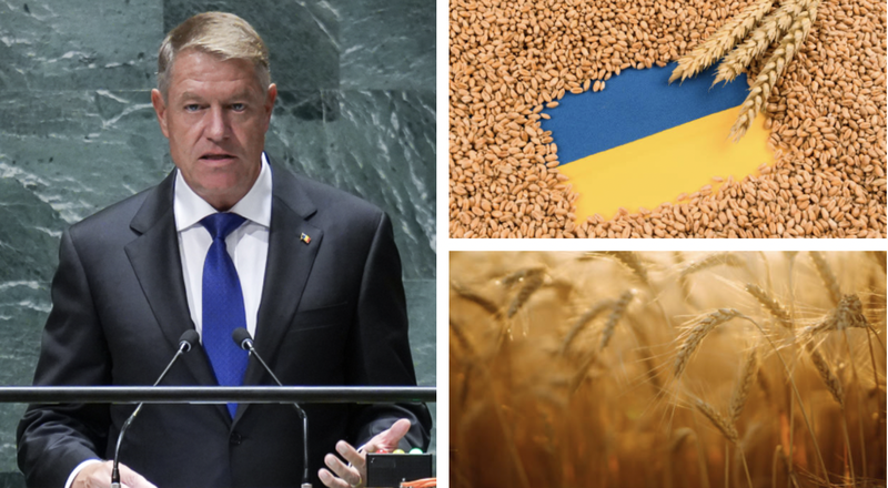 Președintele Klaus Iohannis, declarații despre exportul cerealelor ucrainene