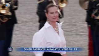 Dineu fastuos la Palatul Versailles. Regele Charles al III-lea și regina Camilla se află &icirc;ntr-o vizită &icirc;n Franța