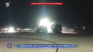 VIDEO - Filmul exploziei de la Călimănești. Localnicii au intrat în alertă de îndată ce au auzit bubuitura: „Ne-am speriat tot dealul. Ne-a zguduit casele”