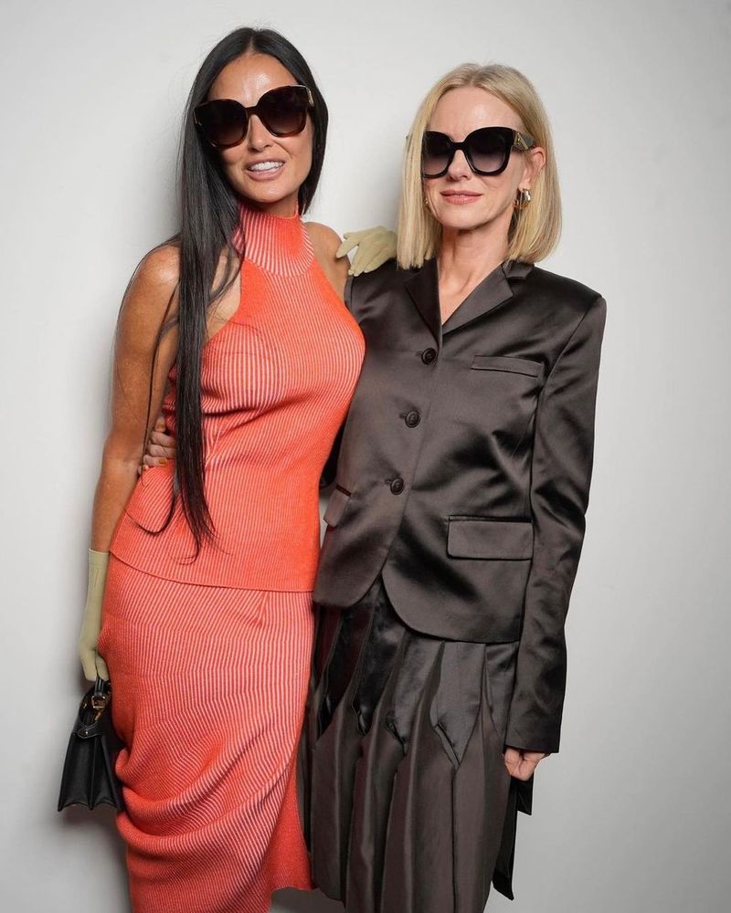 Demi Moore a atras toate privirile la Săptămâna Modei de la Milano