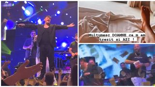 Artistul s-a oprit brusc din c&acirc;ntat și a spus că are de făcut un anunț important.