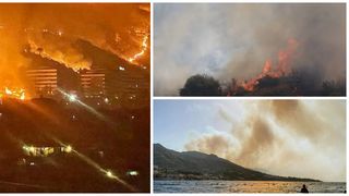 VIDEO: Două persoane și-au pierdut viața, iar un hotel a fost evacuat &icirc;n incendiile din Sicilia