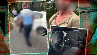 VIDEO: Un bărbat a fost prins cu focuri de armă pe DN1! Individul furase o mașină dintr-un mall din București