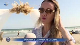 VIDEO- Toamna e ca vara pe litoral. Vremea caldă aduce turiștii pe litoral