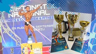 EXCLUSIV - Daniel Popa, campion național la culturism: ”O să încerc să fac culturismul și medicina în paralel și după ce termin facultatea”