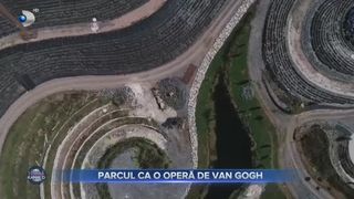 Parcul ca o operă de artă. Un om de afaceri a transformat o pajiste &icirc;ntr-o replică a unui tablou de Van Gogh