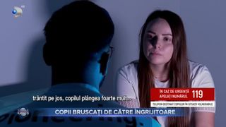 VIDEO- Copii bruscați de către îngrijtoare. "L-au luat, l-au trântit în scaun și l-au lăsat acolo!"