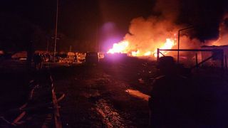 Azerbaidjanul a declarat că a trimis provizii medicale. 