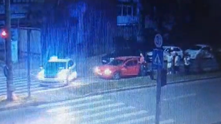 Femeia care a fugit de la locul faptei, a fost identificată de polițiști.