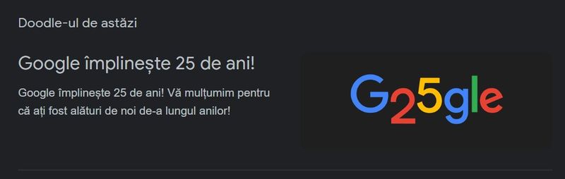 Aniversarea de 25 de ani a Google, sărbatorită azi, 27 septembrie 2023. Ce schimbări a făcut motorul de căutare în toată această perioadă?