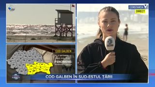 VIDEO - Cod galben &icirc;n sud-estul țării. ANM a emis o avertizare de v&acirc;nt puternic &icirc;n 11 județe, valabil p&acirc;nă la ora 21:00