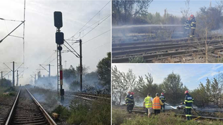 În urma incendiului din zona Bolintin Vale, trei trenuri de călători au fost oprite.  ,,Au fost oprite temporar, din motive de siguranţă, în gările adiacente, până la finalizarea intervenţiilor desfăşurate de reprezentanţii ISU''