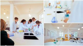 EXCLUSIV: Laborator de științe la Curcani/ Vali Neagu: ” E un vis din care chiar dacă ne ciupim, nu ne putem trezi”