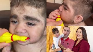 El este cel mai păros bebeluș. La doar un an, micuțul are mai mult păr pe corp decât majoritatea bărbaților adulți. „Arată de parcă are 35 de ani”