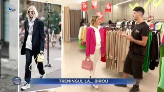 Treningul la...birou. Astăzi, la rubrica „Tu Dai Moda”, Gabriela Ghizel ne va prezenta câteva ținute în combinație cu un hanorac