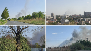 Pompierii intervin în cazul unui incendiu de vegetație, în Glina. Flăcările au cuprins 12.000 de metri pătraţi