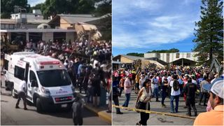 FOTO/VIDEO - 9 oameni au murit, în Mexic, după ce acoperișul unei biserici s-a prăbușit în timpul unei slujbe. Alți zeci sunt dați dispăruți