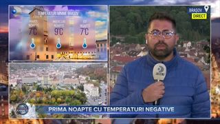 VIDEO- Prima noapte cu temperaturi negative. Se anunță temperaturi minime pe timpul nopții