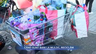 VIDEO- C&acirc;nd sunt bani la mijloc, reciclăm. Garanția de 50 de bani motivează oamenii să recicleze