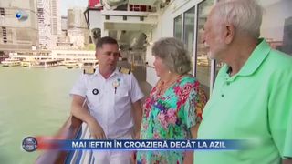 VIDEO- Mai ieftin &icirc;n croazieră dec&acirc;t la azil. Viața e frumoasă la bătr&acirc;nețe