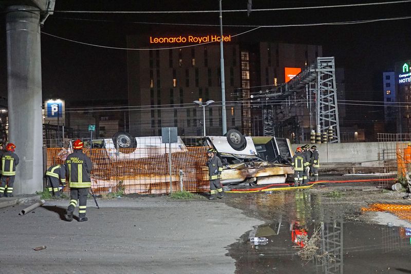 Accident de autobuz în Mestre, foarte aproape de Veneția