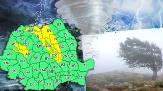 Atenționare meteorologică ANM. Cod galben de vânt în mai multe județe din țară. Rafalele vor depăşi 100 km/h