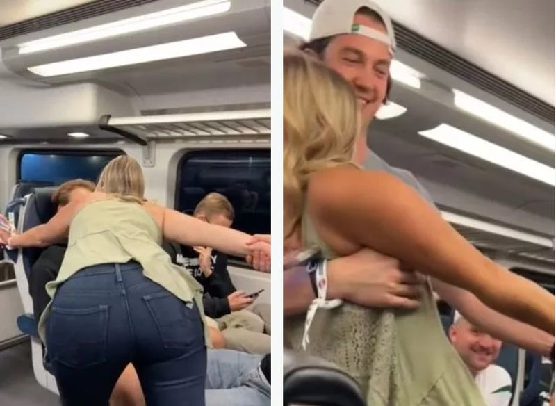 O femeie beată a început să urle la turiștii germani aflați într-un tren din New York, sugerându-le „să iasă din America”