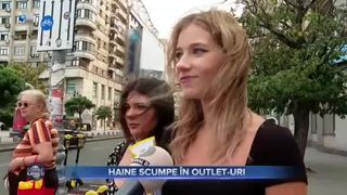 VIDEO- Haine scumpe &icirc;n outlet-uri. Prețurile sunt ca la mall