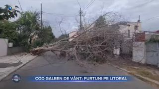 VIDEO - România a fost sub cod galben de vânt puternic. Patru case au fost făcute scrum din cauza vântului
