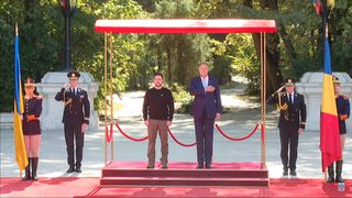 Zelenski la Cotroceni