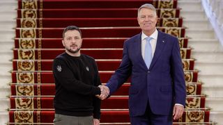 Președintele Ucrainei, Volodimir Zelenski, a sosit &icirc;n Rom&acirc;nia pentru prima dată