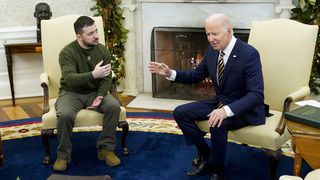 Zelenski, la &icirc;nt&acirc;lnirea de grad zero cu președintele Joe Biden la Casa Albă