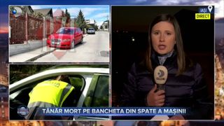 VIDEO- T&acirc;năr mort pe bancheta din spate a mașinii. Motivul decesului este &icirc;ncă necunoscut