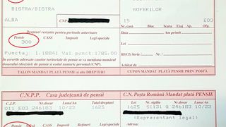 Ministerul Muncii a publicat exemple cu taloanele de pensii pe care le-a tipărit în vederea ajutoarelor financiare din octombrie 2023. 