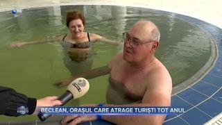 VIDEO - Beclean, orașul care atrage turiști tot anul. Zona de piscină și camerele saline sunt adevăratele atracții pentru cei care vin să se relaxeze