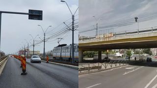 Circulația pe Podul Grant va fi &icirc;nchisă, de luni, pe sensul dinspre Calea Cr&acirc;ngași către Strada Turda. Care sunt rutele alternative