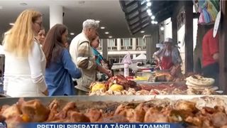 VIDEO - Bunătățile de la Târgul Toamnei vin cu prețuri piperate. Pofticioșii cumpără cu porția
