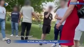 VIDEO- Scandal de proporții într-un parc din Capitală. Scenele tensionate au implicat mai mulți părinți