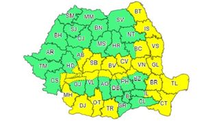 Vremea se răcește în România! Cod galben de vânt în mai multe zone din țară