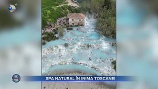 VIDEO - Spa natural &icirc;n inima Toscanei. Turiștii vor putea bucura de efectele terapeutice ale apei 