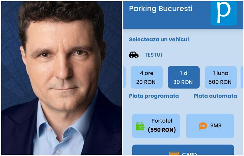 Noua aplicaţie pentru plata parcărilor din București