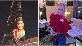 VIDEO: Chipul Anamariei Prodan a apărut pe cea mai &icirc;naltă clădire din lume. C&acirc;t a costat extravaganța?