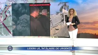 VIDEO - Liderii UE, &icirc;nt&acirc;lnire de urgență. Cele 27 de state caută soluții pentru ca războiul Israel-Hamas să nu escaladeze