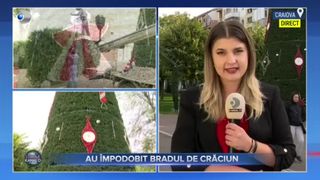 VIDEO - Craiova, orașul pregătit pentru Crăciun. Tematica aleasă este „Crăiasa Zăpezii”