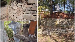 FOTO/ VIDEO- Comuna unde cimitirul o ia la vale, iar oamenii se tem că mormintele vor ajunge &icirc;n curțile lor