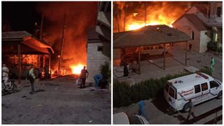 VIDEO. Spital din Gaza, distrus de rachete. Cel puțin 500 de morți. Israelul neagă atacul și dă vina pe Jihadul islamic palestinian