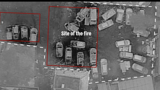 Imagini noi publicate de armata israeliană care arată că Spitalul Baptist a fost lovit de o rachetă trasă din Gaza