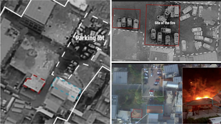 Imagini noi publicate de armata israeliană care arată că Spitalul Baptist a fost lovit de o rachetă trasă din Gaza. Hamas acuză Israelul de atac