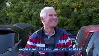 VIDEO - Mașinile parcate ilegal, ridicate pe hârtie. Cei care parchează neregulamentar vor primi o amendă în valoare de 1.000 de lei